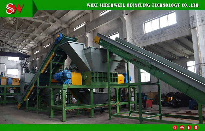 E-Waste Recycling Equipment Computer Main Box Shredder Machine