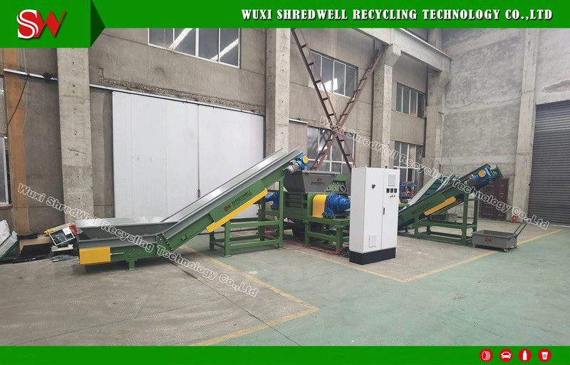 E-Waste Recycling Equipment Computer Main Box Shredder Machine